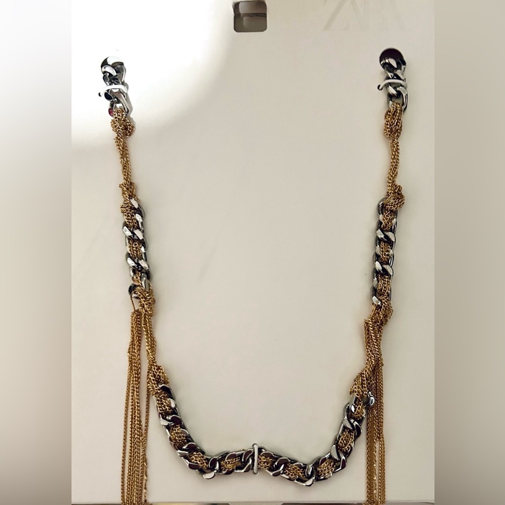 Zara Gold and Silver Chain Necklace